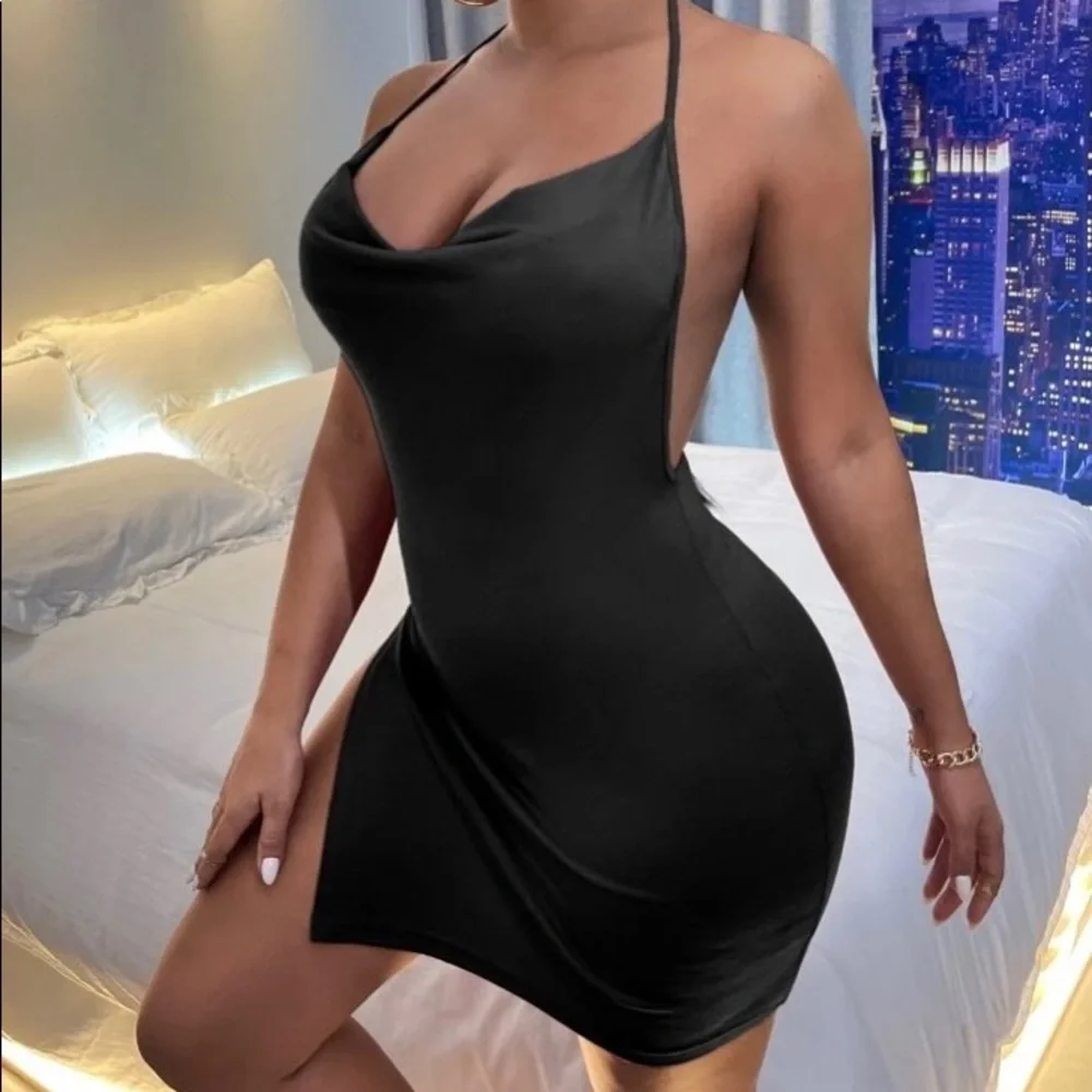 🔥High Slit Black Mini Way🔥 - Picture 2 of 3